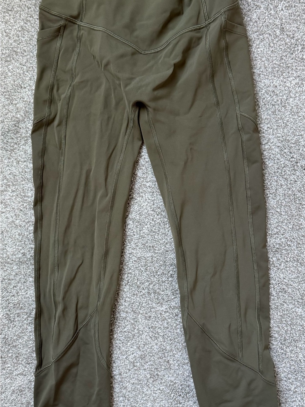 Lululemon olive coloured leggings